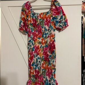SHEIN Multicolor Floral Dress